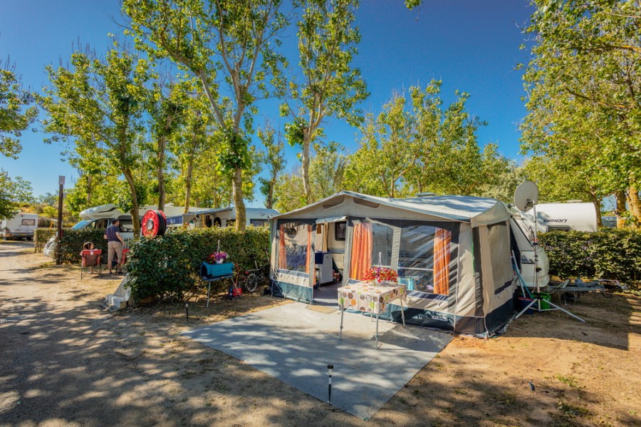 Les emplacements de notre camping à Marseillan