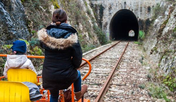 Vélorail sur le Canal du Midi