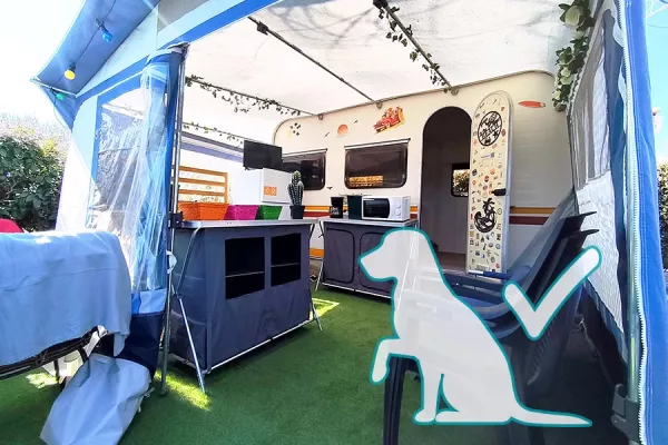 Retro-Chic-Wohnwagen von La Créole